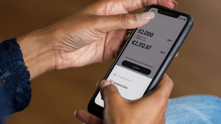 A Person Holding a Phone Showing Bank Card Features for Smartphones